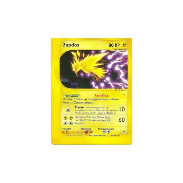 Zapdos 44/147 BESPIELT