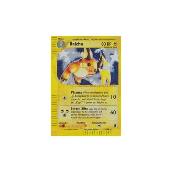 Raichu 61/165 BESPIELT