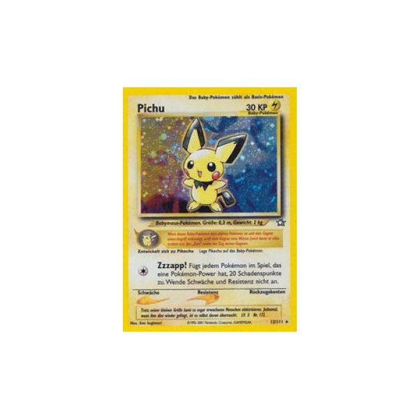 Pichu HOLO BESPIELT