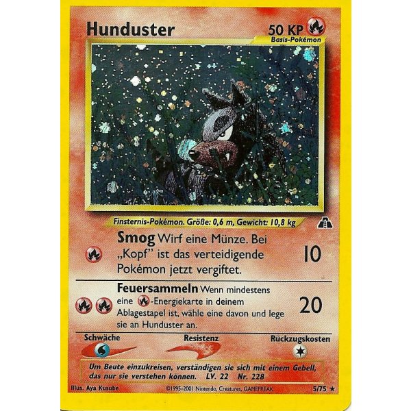 Hunduster 5/75 HOLO BESPIELT