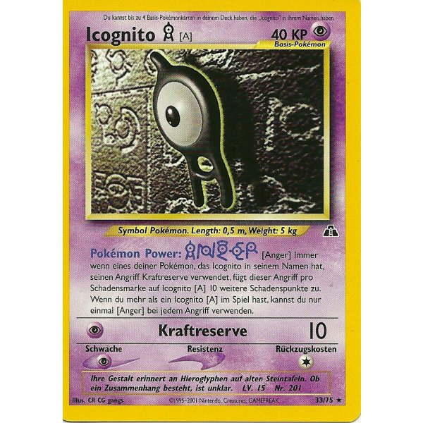 Icognito A BESPIELT