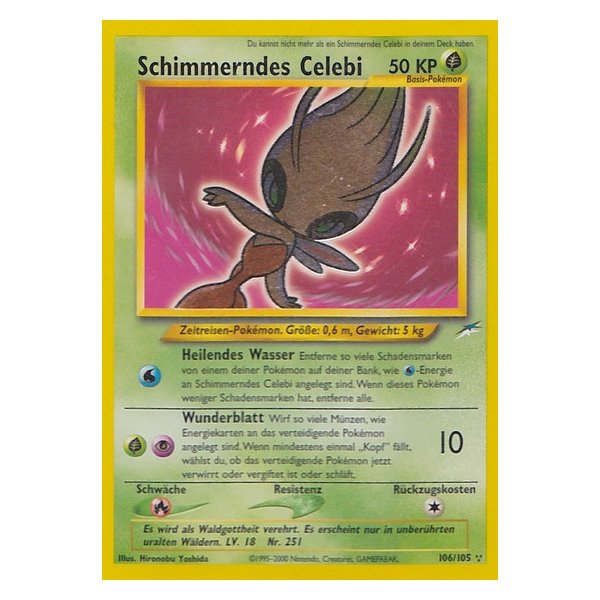 Schimmerndes Celebi BESPIELT