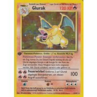 Glurak HOLO 1. Auflage BESPIELT