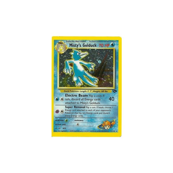 Mistys Golduck HOLO 1. Auflage BESPIELT