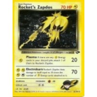 Rocket's Zapdos HOLO 1. Auflage BESPIELT