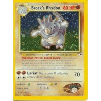 Brock's Rhydon HOLO 1. Auflage BESPIELT