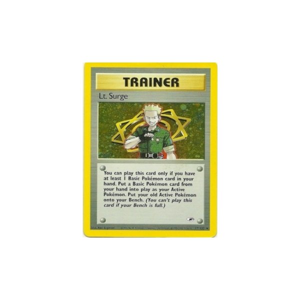 Lt. Surge HOLO 1. Auflage BESPIELT