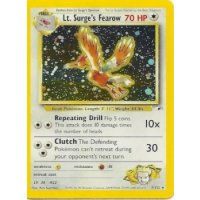 Lt. Surges Fearow HOLO 1. Auflage BESPIELT