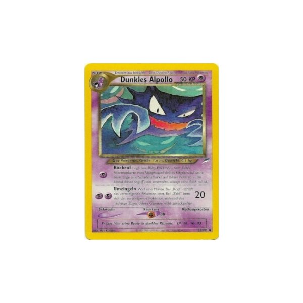 Dunkles Alpollo 1. Auflage BESPIELT