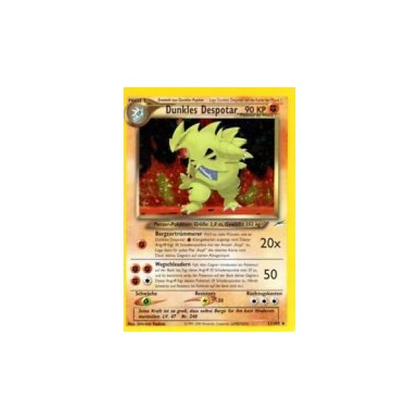 Dunkles Despotar HOLO 1. Auflage BESPIELT