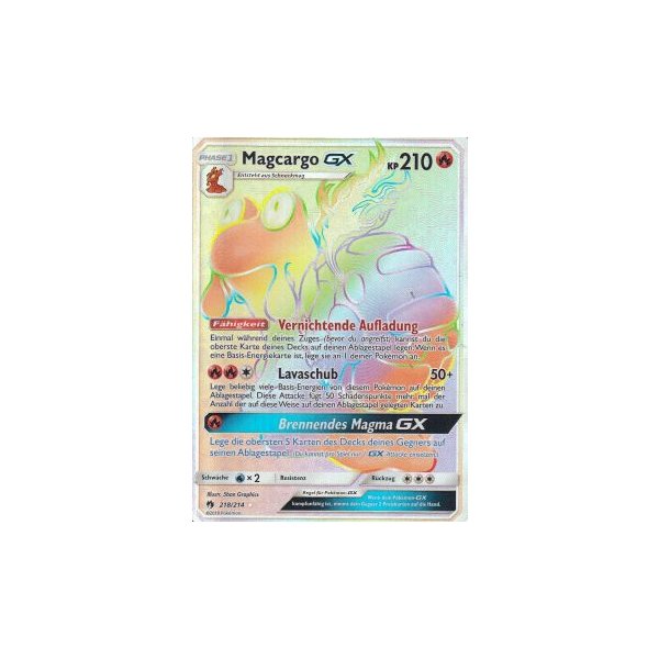 Magcargo-GX 218/214 RAINBOW
