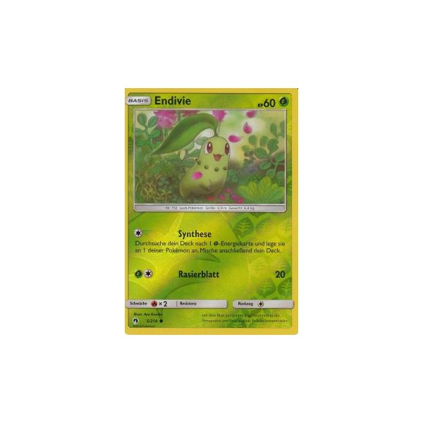 Pokemon Karten SM08 Echo des Donners 5/214 Endivie
