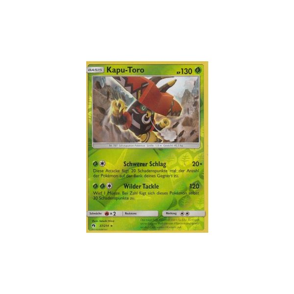 Kapu-Toro 037/214 REVERSE HOLO