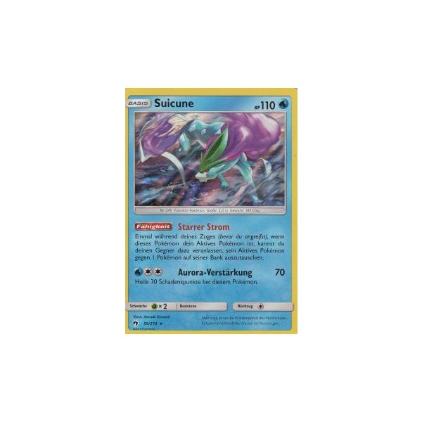 Suicune 059/214 REVERSE HOLO