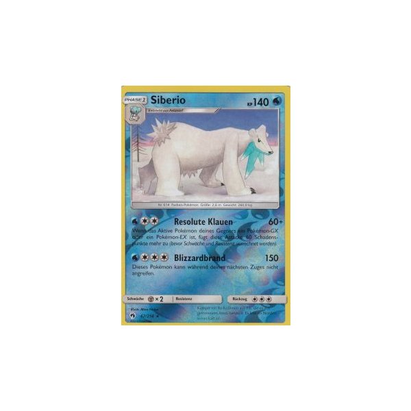 Siberio 062/214 REVERSE HOLO