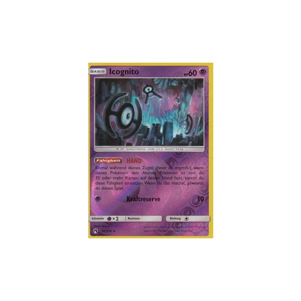 Icognito 091/214 REVERSE HOLO