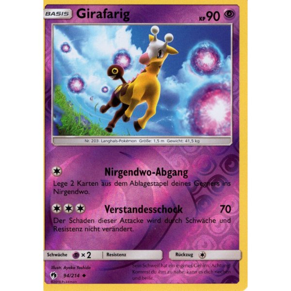 Girafarig 094/214 REVERSE HOLO