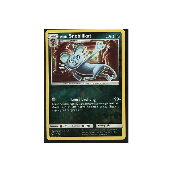 Alola-Snobilikat 119/214 REVERSE HOLO