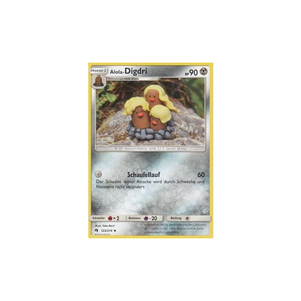 Alola-Digdri 123/214 REVERSE HOLO