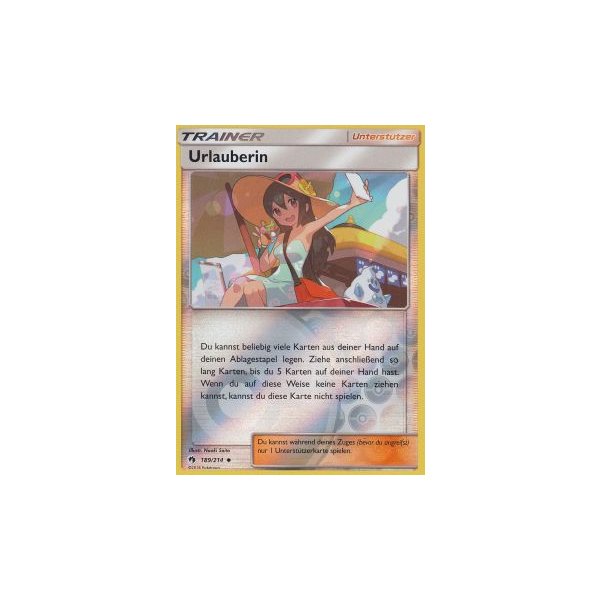 Urlauberin 189/214 REVERSE HOLO