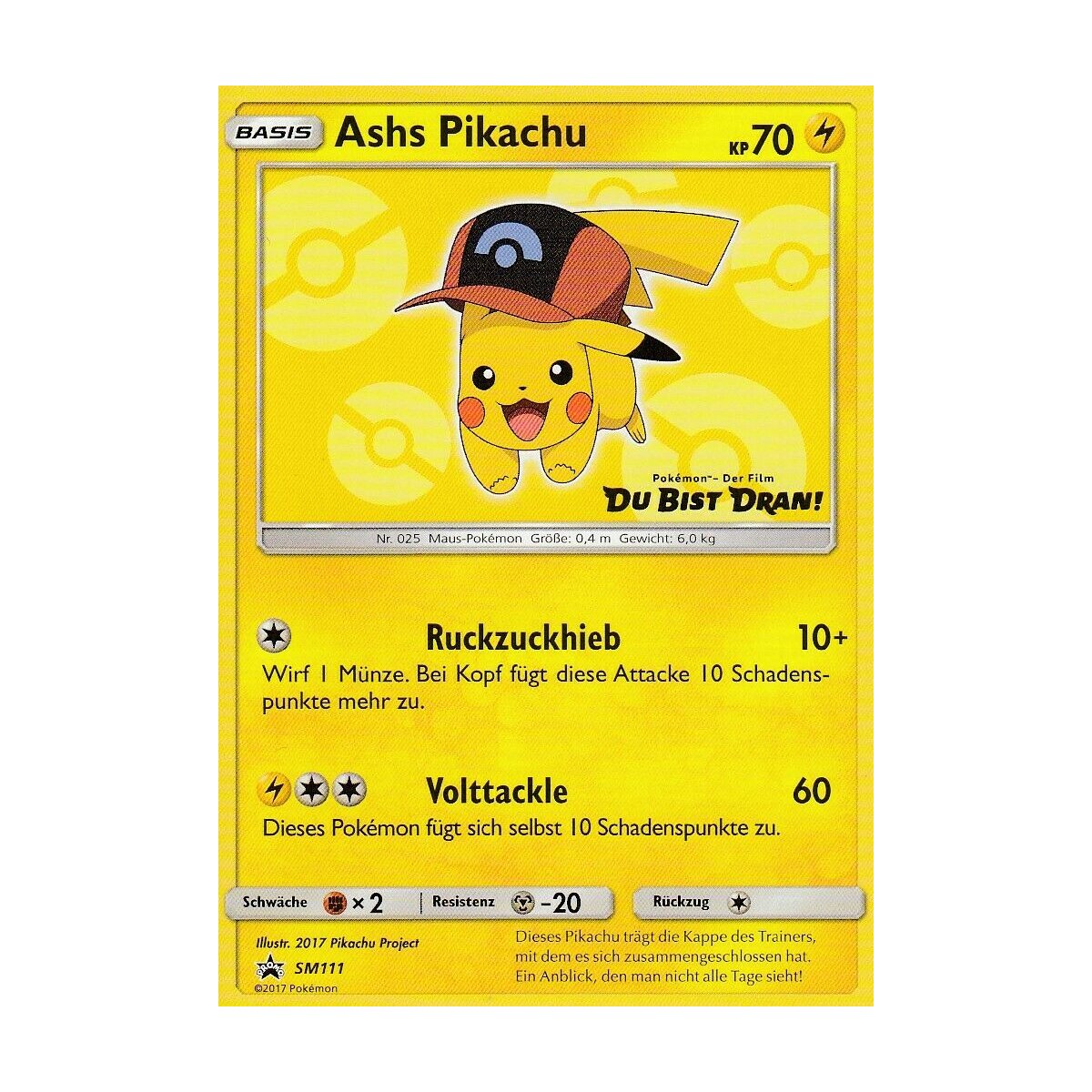 Ashs Pikachu SM111 PROMO SM Promos gnstig kaufen bei GttG Ashs Pikachu SM111 PROMO SM Promos gnstig kaufen bei GttG