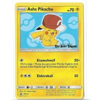 Ashs Pikachu SM113 PROMO