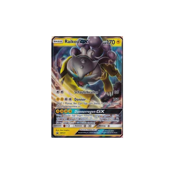 Raikou Pok&eacute;mon-GX SM121 PROMO