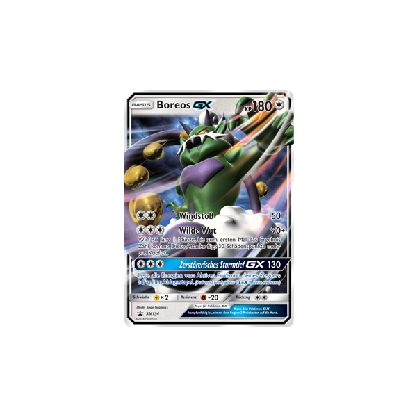 Boreos Pok&eacute;mon-GX SM134 PROMO