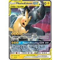 Pikachu &amp; Zekrom GX TAG TEAM 033/181