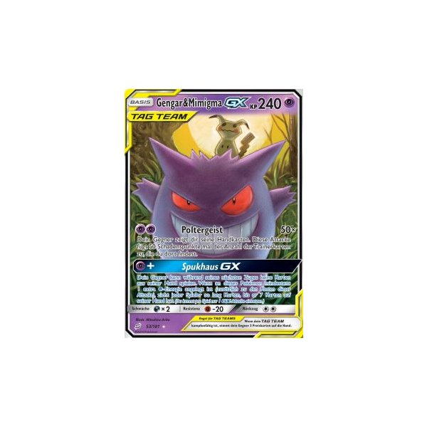 Gengar &amp; Mimigma GX TAG TEAM 053/181