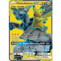 Pikachu &amp; Zekrom GX TAG TEAM 162/181 FULLART