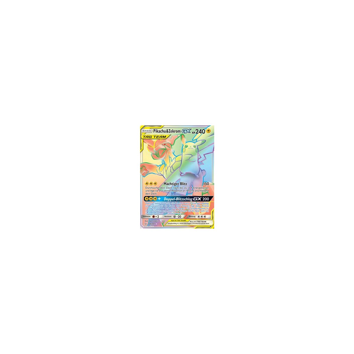 Pikachu & Zekrom GX TAG TEAM 184/181 Teams sind Trumpf Pokemon Karte kaufen Pikachu & Zekrom GX TAG TEAM 184/181 Teams sind Trumpf Pokemon Karte kaufen