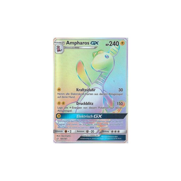 Ampharos GX 185/181 RAINBOW