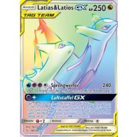 Latias &amp; Latios GX TAG TEAM 190/181 RAINBOW