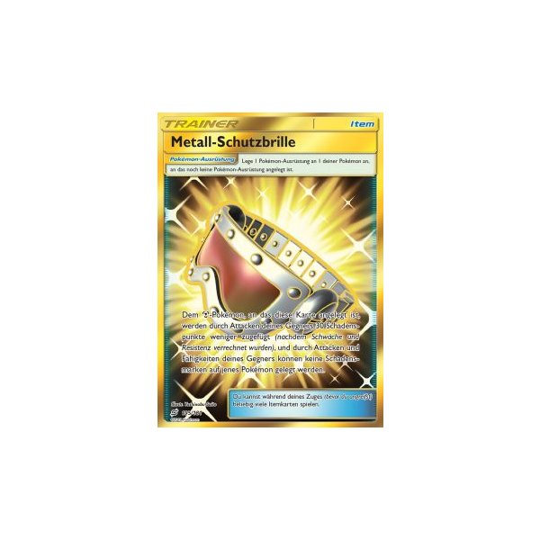 Metall-Schutzbrille 195/181 GOLDRAND