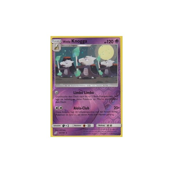 Alola-Knogga 064/181 REVERSE HOLO
