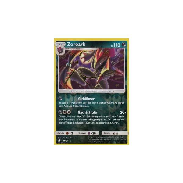 Zoroark 091/181 REVERSE HOLO