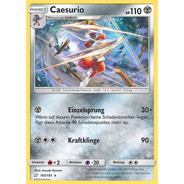 Caesurio 105/181 REVERSE HOLO