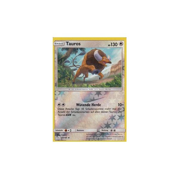 Tauros 129/181 REVERSE HOLO