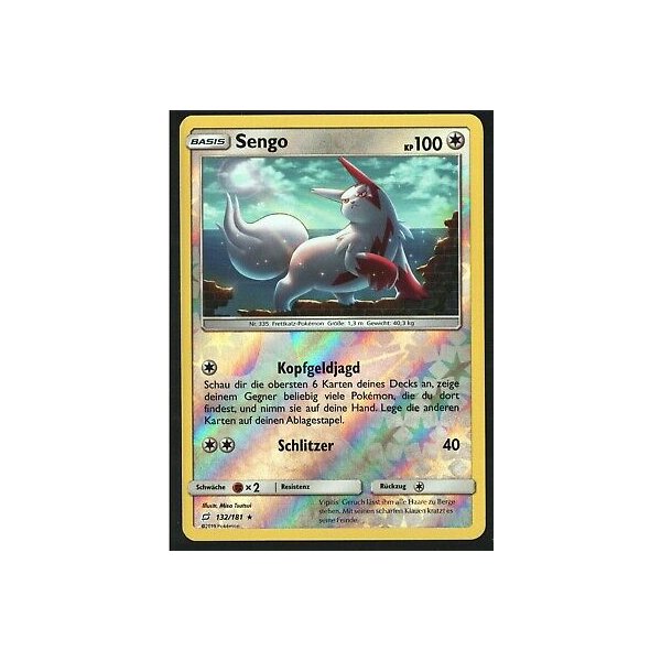 Sengo  132/181  REVERSE HOLO
