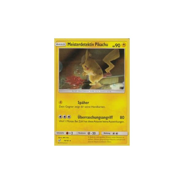 Meisterdetektiv Pikachu 10/18 HOLO