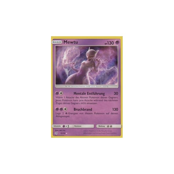 Mewtu 012/18 HOLO
