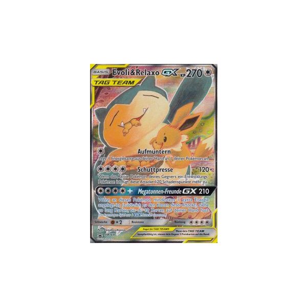 Evoli &amp; Relaxo-GX TAG TEAM SM169
