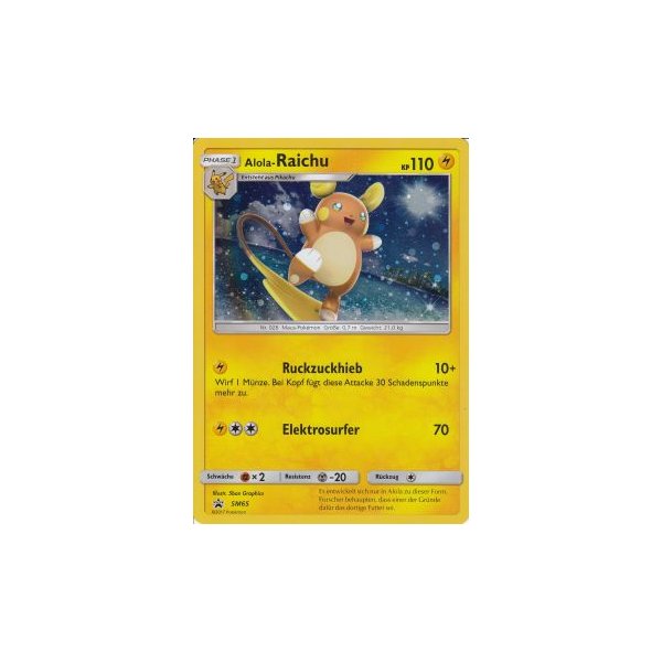 Alola-Raichu SM65 HOLO OVERSIZED/&Uuml;BERGRO&szlig;