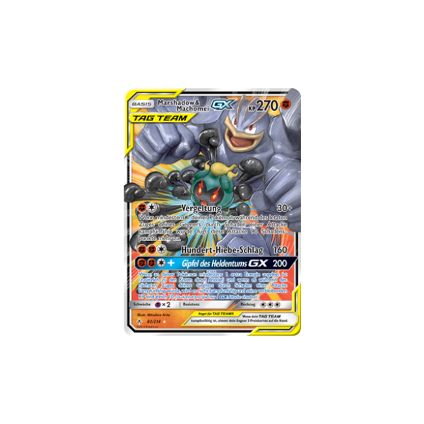 Marshadow &amp; Machomei-GX TAG TEAM 082/214