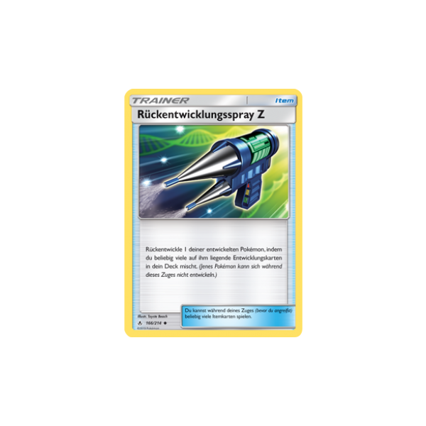 R&uuml;ckentwicklungsspray Z 166/214