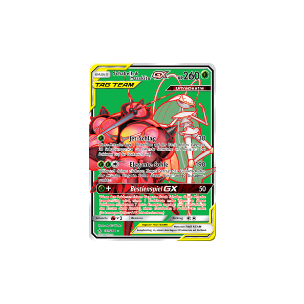 Schabelle &amp; Masskito-GX TAG TEAM rot 191/214 FULLART
