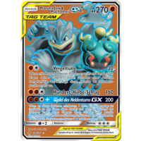 Marshadow &amp; Machomei-GX TAG TEAM 198/214 FULLART