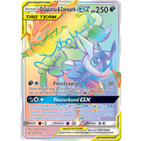 Quajutsu & Zoroark-GX TAG TEAM 222/214 RAINBOW