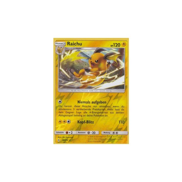 Raichu 055/214 REVERSE HOLO